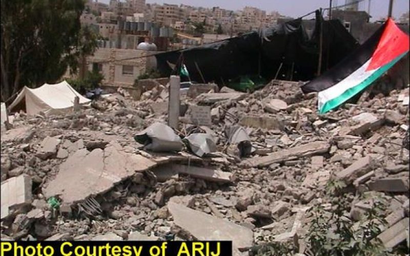House Demolition Campaign in Bethlehem