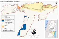 Report about violated and confiscated lands in Artas village