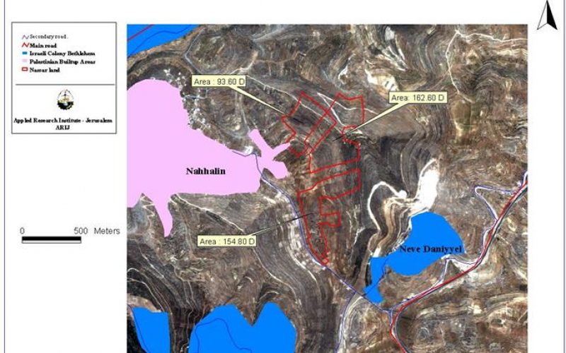 Lands declared as state land in Nahhalin village for future settlement expansion