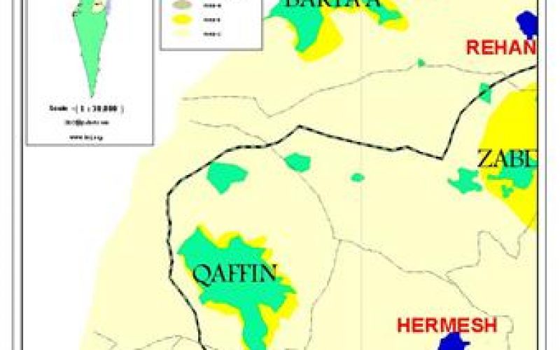 The effects of the Segregation Wall on the Palestinian village of Qaffin