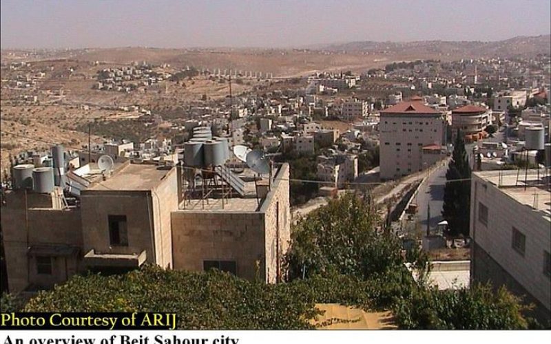 The snaking Wall enters area (A) in Bethlehem