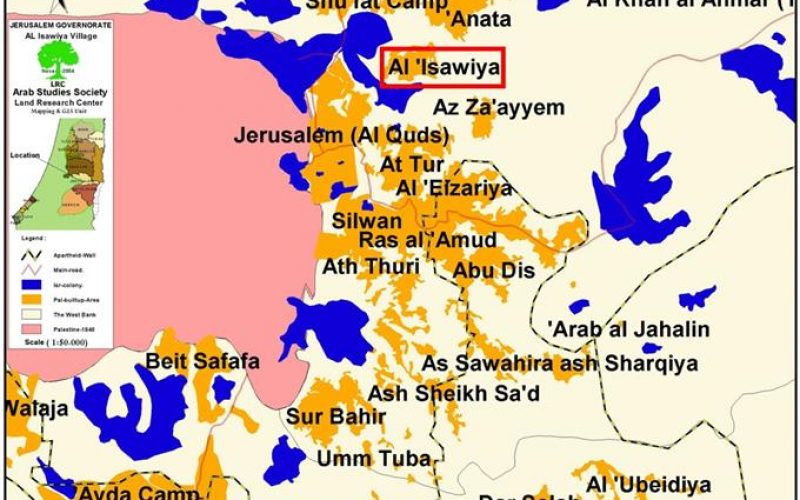 The new Jerusalem Master Plan grabs 250 dunums of ‘Issawiya village lands
