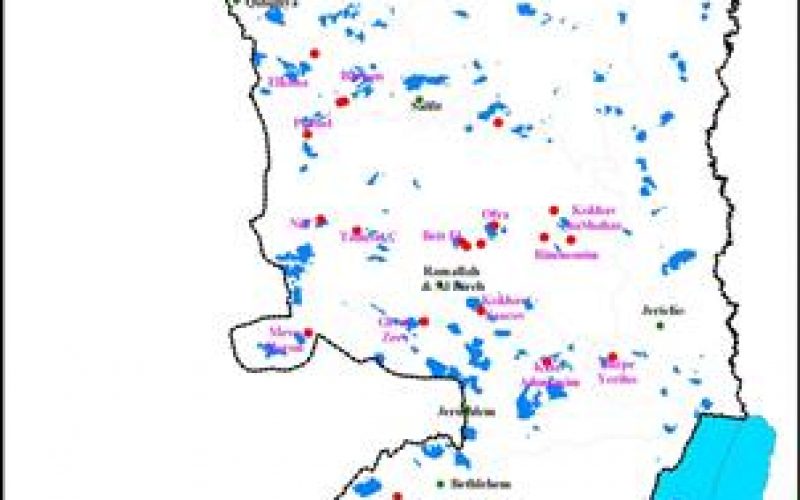 Illegal Israeli settlement outposts continue to Expand throughout the Occupied West Bank