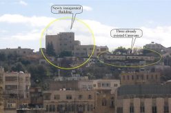 Israeli settlers inaugurate a multi-storey residential building in Tel Rumaida.