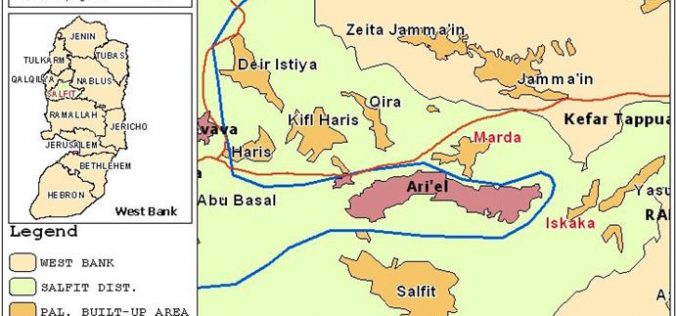 More lands of Kifl Haris village are taken for the Segregation Wall – Salfit Governorate