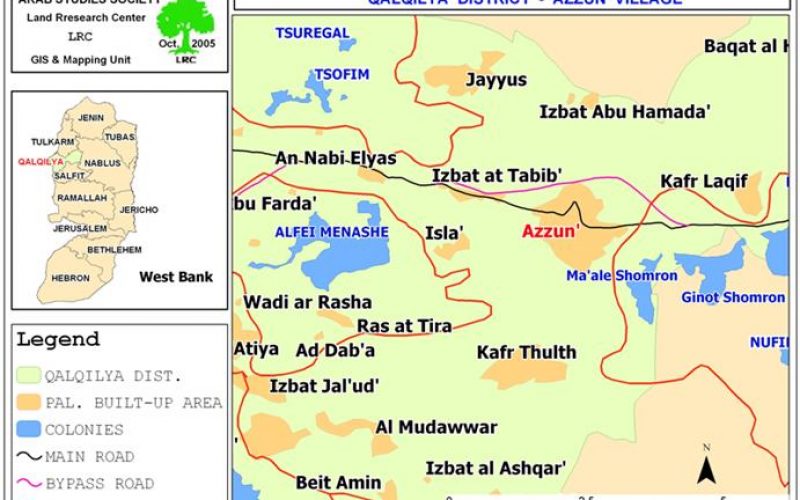 Israeli dumping site amidst Palestinian residential areas