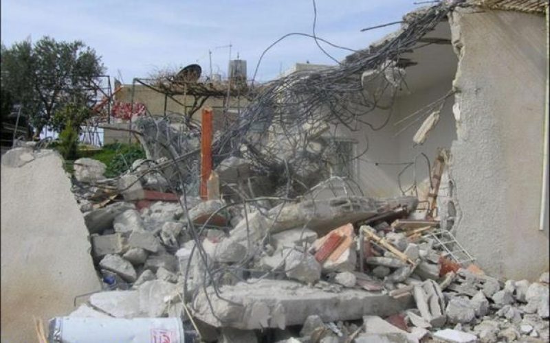 ARIJ records house demolition in An Nu’man Village, East of Beit Sahour !!