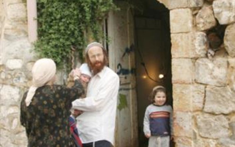 Israeli settlers occupy a residential building in the Old City of Hebron