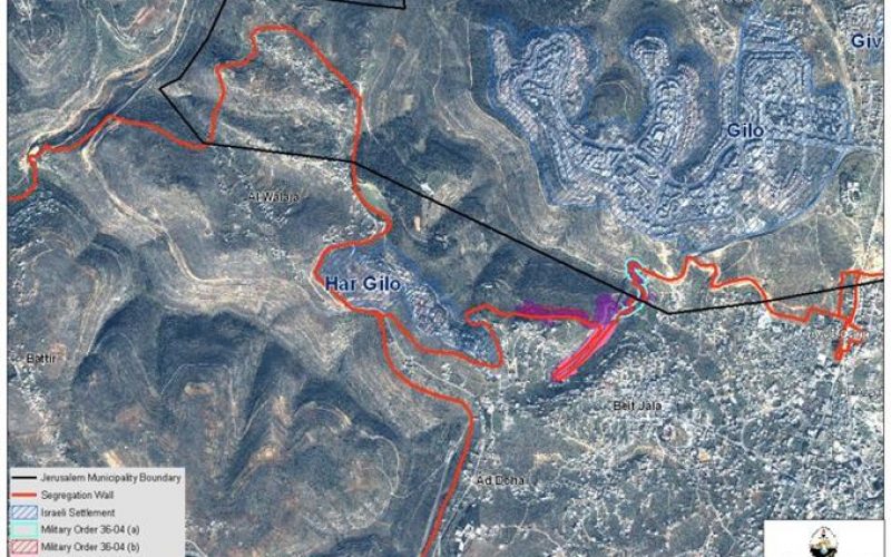 New Land Confiscation Order in Beit Jala City