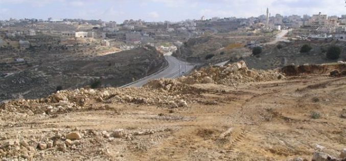 Land taken over for settlers’ protection in Hebron Governorate