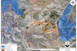An Israeli Road Network to be constructed on lands of Al Ezariyeh and At-Tur communities