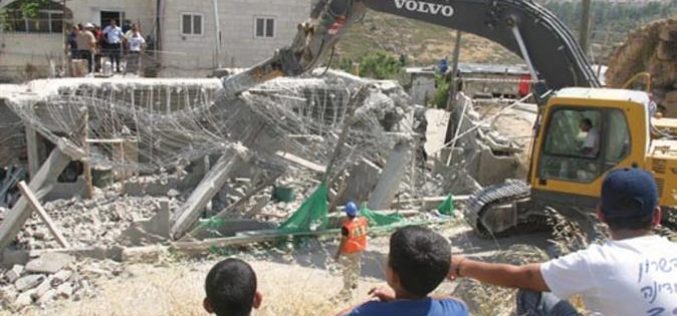 67 Palestinian houses demolished in half year in the occupied city of Jerusalem