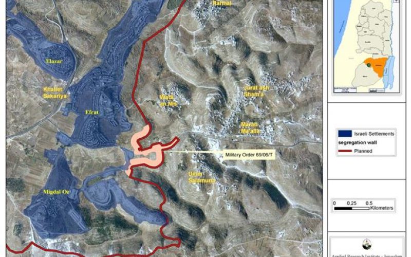 Israeli High Court allows the construction of the Segregation Wall on Lands of Um Salamuna village