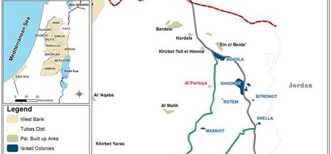 Israeli Occupation Authorities Embark on an Eviction Campaign in Khirbat Al Farisiya in the Northern Jordan Valley