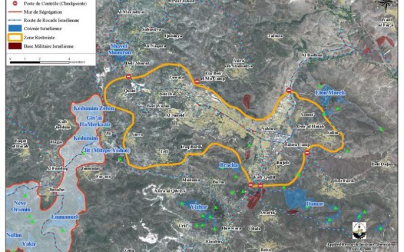 Le siège de la ville de Nablus et des 15 villages autour se resserre.