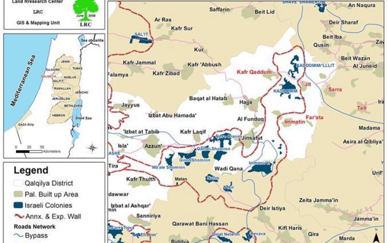 البؤر الاستيطانية شرق قلقيلية, أعمال تخريب وحرق لأراضي الفلسطينيين