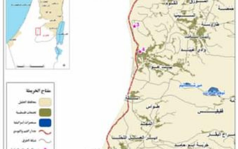 الاحتلال يغلق طرقا زراعية في محافظة الخليل