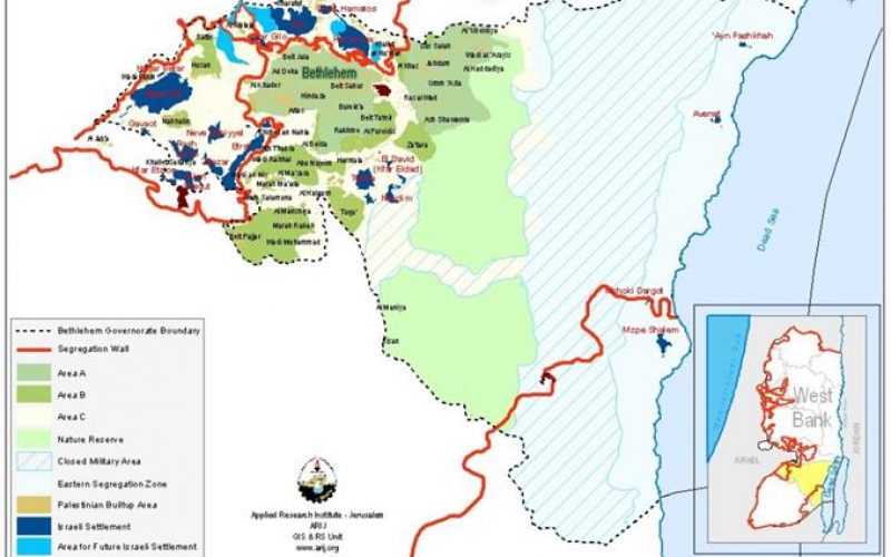 Den Geopolitiske Status i Bethlehem Governorate