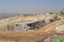 The Demolition of Shelters and Tin Shacks in Al Mua’arrajat area in Jericho Governorate