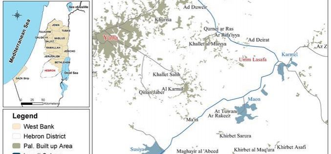The Expansion of the Colony of Karmeil at the Expense of Palestinian Lands and Homes