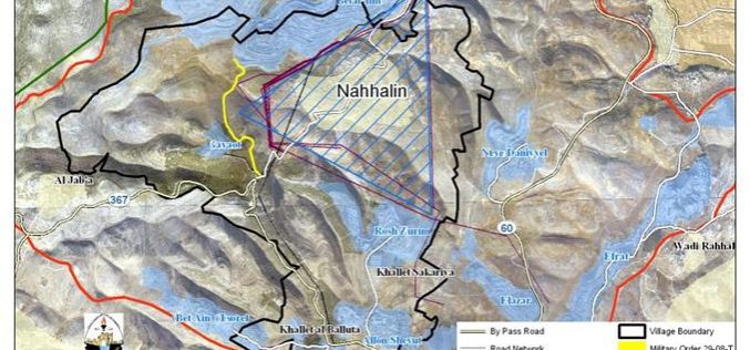 An Israeli Electricity Grid to curtail Nahhalin Village Lands