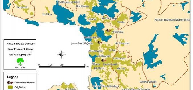 الاحتلال الاسرائيلي وبلديته  يصدران  إخطارات بحق 33 مسكناً فلسطينيا في القدس المحتلة  خلال شهر كانون ثاني 2010