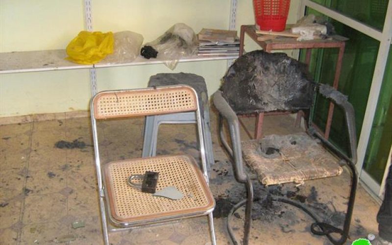 Israeli Colonists set fire in Palestinian Property in Wadi al Nasari neighborhood