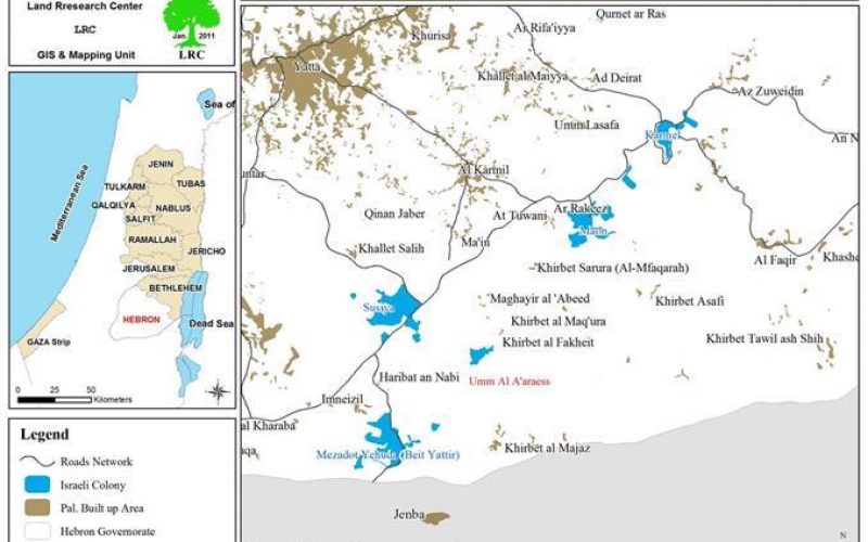 Israeli Colonists Take over 2000 Dunums of Palestinian Lands in Yatta