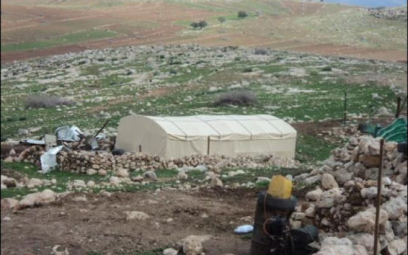 سلطات الاحتلال الاسرائيلي تستهدف خربة يزرا في محافظة طوباس للمرة الثالثة على التوالي خلال أقل من عام