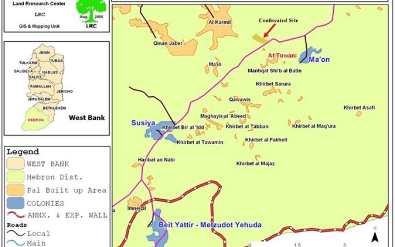 Ma’oun Colonists Attack School Students and Farmers in At Tawani – Yatta