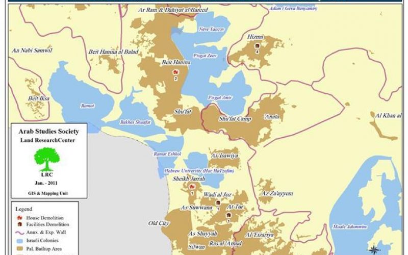 The Israeli Municipality in the Occupied city of Jerusalem Demolishes Nine Structures