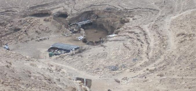 Stop Work and Demolition Orders against Palestinian Structures and Caves in Arab Al Rashayda Village