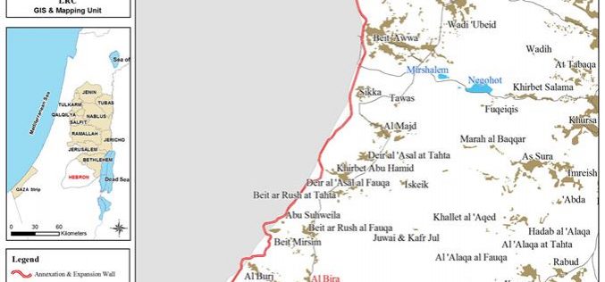 Demolition Notification against a Shack and a Water Well in  Al Bira – Hebron Governorate