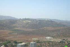 An Israeli Military Order to Remove Electrical Pylons in Jaloud Village -Nablus Governorate