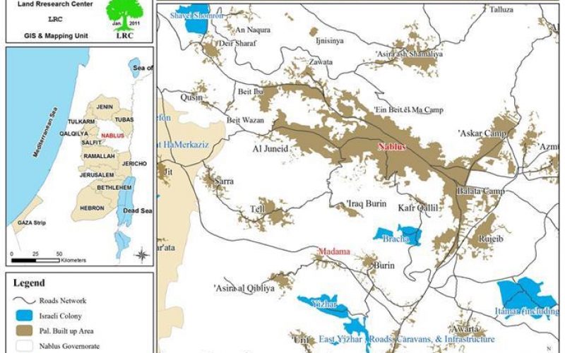 Setting Fields Ablaze in Madama – Nablus District