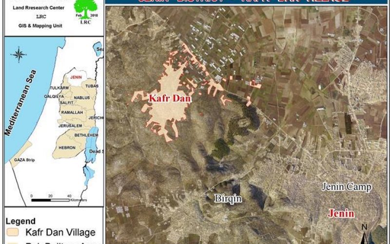 The Demolition of 8 Artesian Wells and a Green House in the Village of Kufr Dan in Jenin Governorate