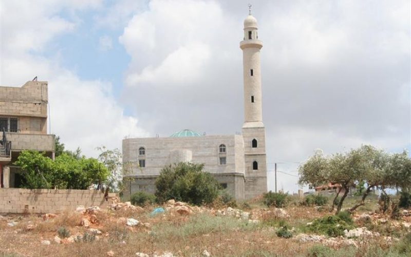 Israeli Military Demolition Orders for a School and a Mosque in Bruqin Village West Of Salfit Governorate