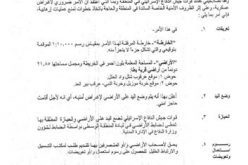 إخطار بالاستيلاء على قطعة ارض  في خربة لسيفر- يطا في محافظة الخليل