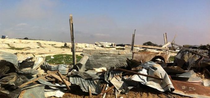 هدم 6 مساكن لعرب الجهالين في وعر البيك بلدة عناتا – محافظة القدس