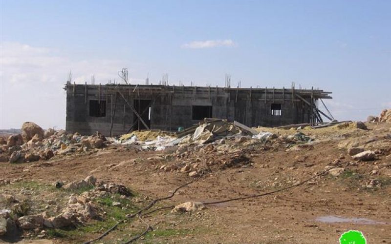 Stop-work Order for a House in Al Rafa’iyya area south of Hebron