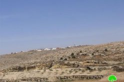 توسيع البؤرة الاستعمارية المقامة على أراضي أم الشقحان في جنوب يطا – محافظة الخليل