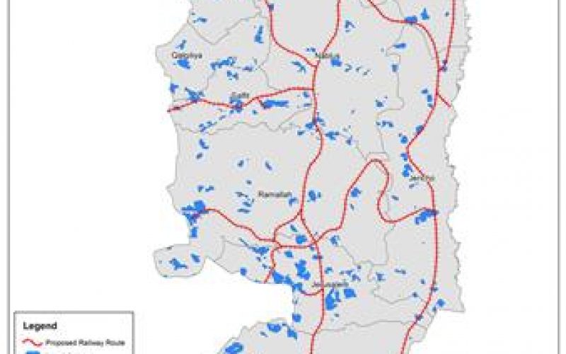 The Israeli Occupation most recent Railway Network Plan