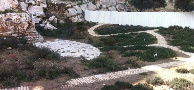 “Talmudic” Parks in the Occupied City of Jerusalem