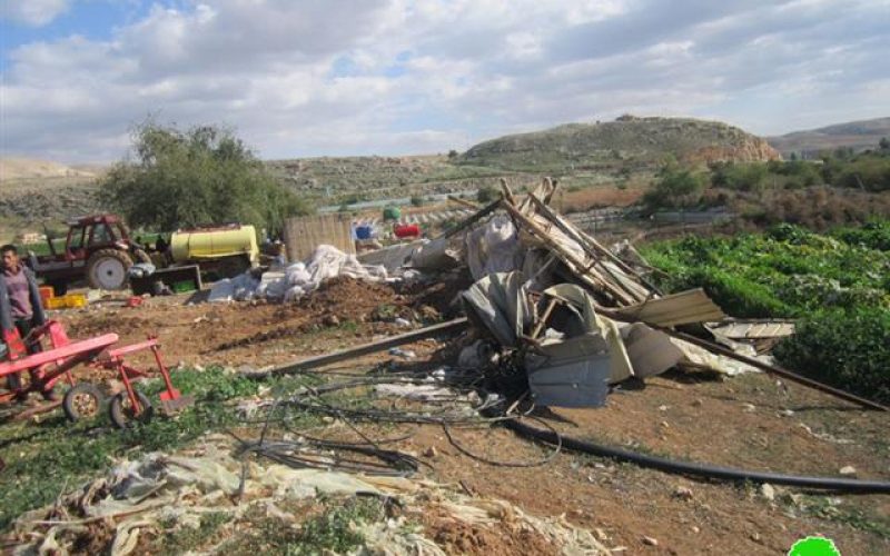 Demolishing a Shack in Beit Dajan