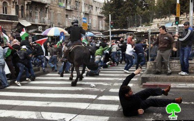Israeli violations in the occupied city of Jerusalem during the month of March