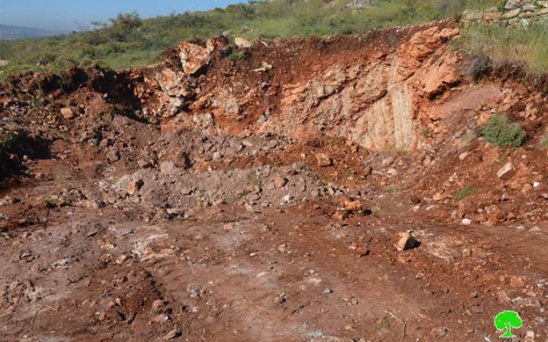 Israeli bulldozers Leveled 20 Dunums in Salfit