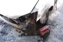 Colonists of Yizhar Set a Car Ablaze