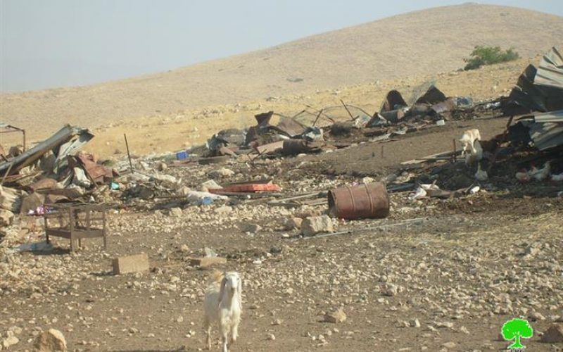 Demolishing a Number of barns and Tents