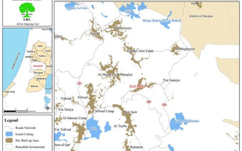 حرق  75 دونماً من الأراضي  الرعوية في قرية كفر مالك
