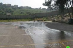 Pumping Huge amount of Sewage towards ‘Azzun High School